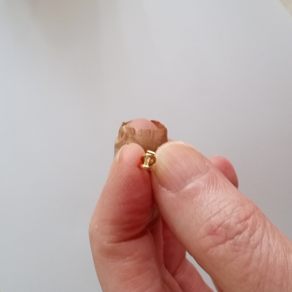 14K Sapphire and Diamond Pendant - Picture 4 of 8